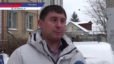 ДУК выполнила ремонт подъезда на улице Якова Петрова в Городце после предостережения Госжилинспекции